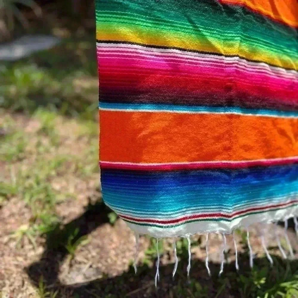 NEW Authentic Mexican Serape Blanket Throw Textile